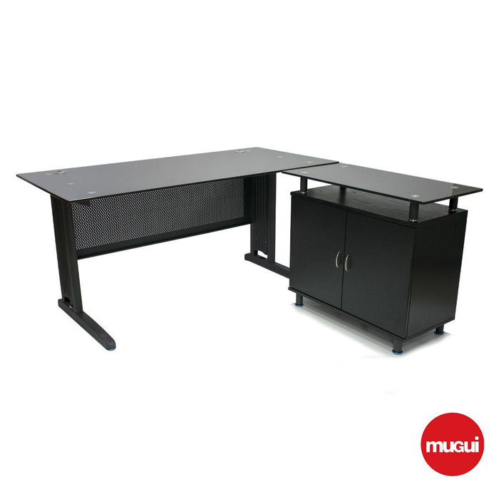 Durable Vade de escritorio con cubierta transparente, color negro, 65 x 52  cm - Vades de escritorio Kalamazoo
